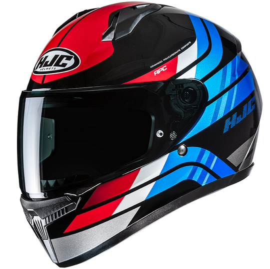 HJC C10 HIPER MC21 casco moto integrale + 2 visiere in omaggio - immagine 1