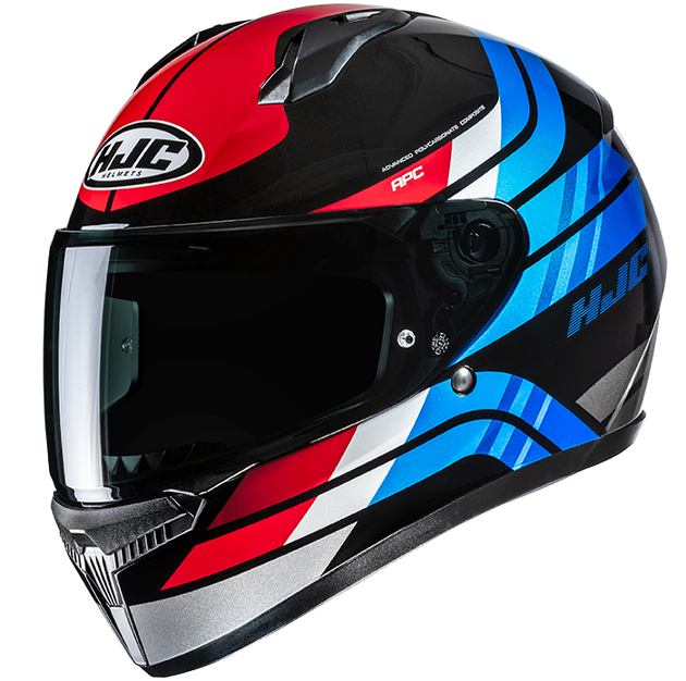 HJC C10 HIPER MC21 casco moto integrale + 2 visiere in omaggio - immagine 1