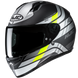 HJC C10 HIPER MC3HSF casco moto integrale + 2 visiere in omaggio - immagine 1