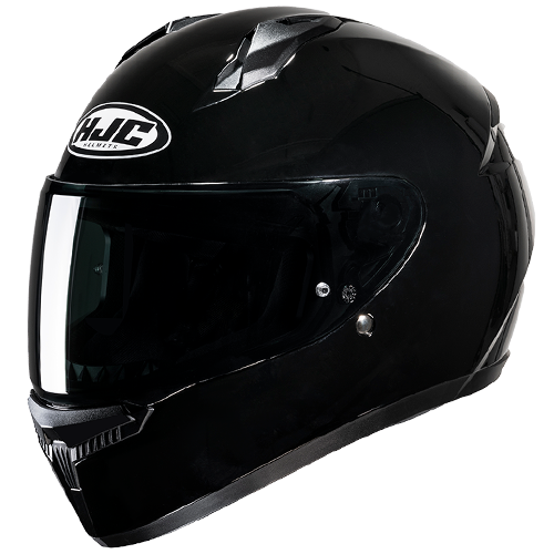 HJC C10 SOLID METAL BLACK casco moto integrale + 2 visiere in omaggio - immagine 1