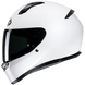 HJC C10 SOLID WHITE casco moto integrale + 2 visiere in omaggio - immagine 2
