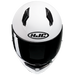 HJC C10 SOLID WHITE casco moto integrale + 2 visiere in omaggio - immagine 4
