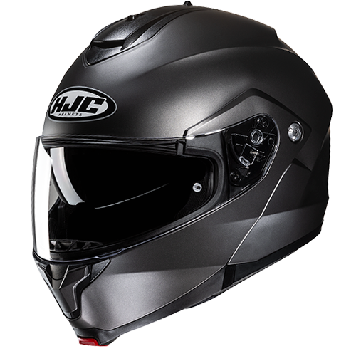 HJC C91N SEMI FLAT TITANIUM