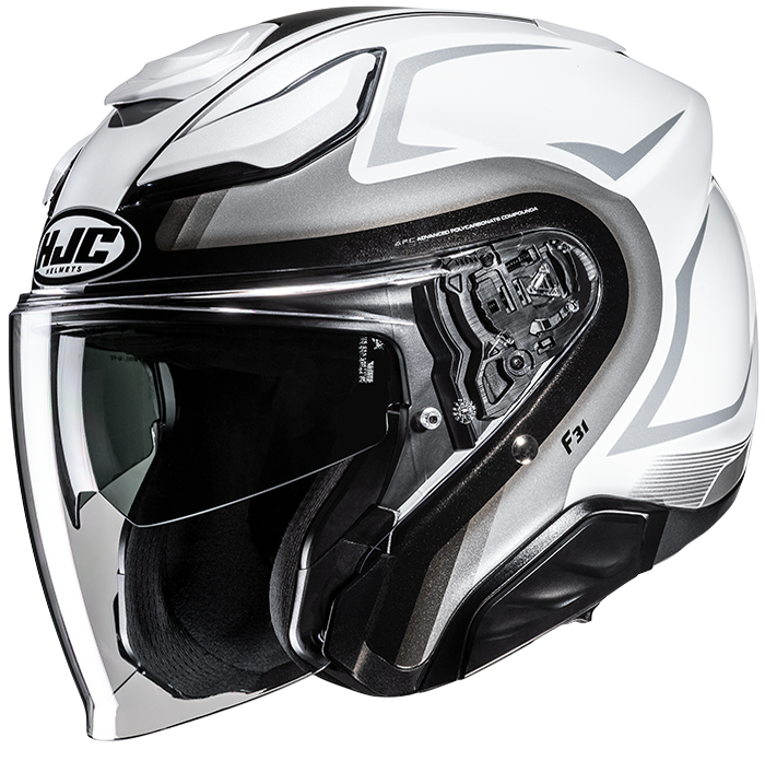 Hjc casco Jet F31 BASK MC10