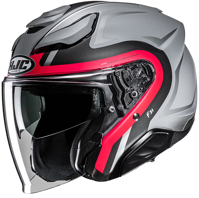 Hjc casco Jet F31 BASK MC1SF