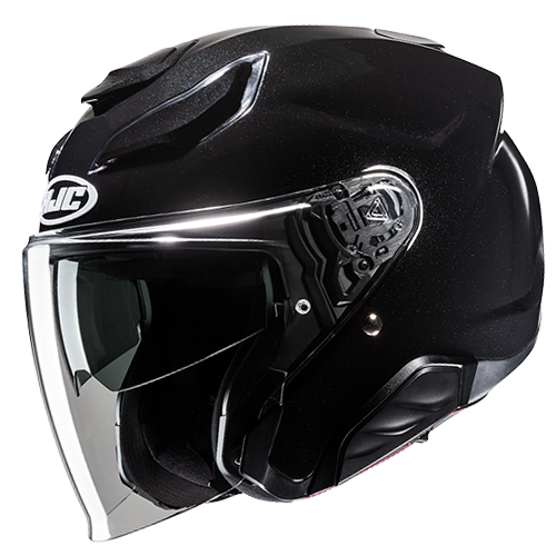Hjc casco Jet F31 METAL BLACK