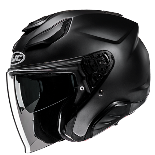 Hjc casco Jet F31 SEMI FLAT BLACK