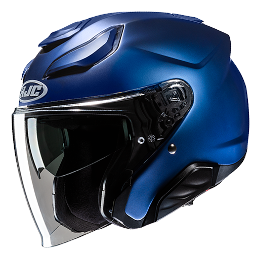 Hjc casco Jet F31 SEMI FLAT METALLIC BLUE