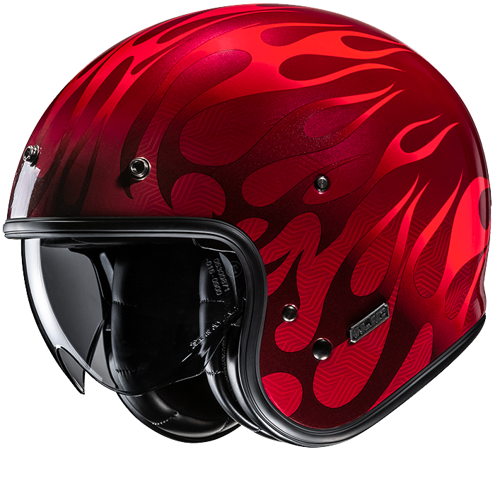 Hjc casco Jet V31 FIRO MC1