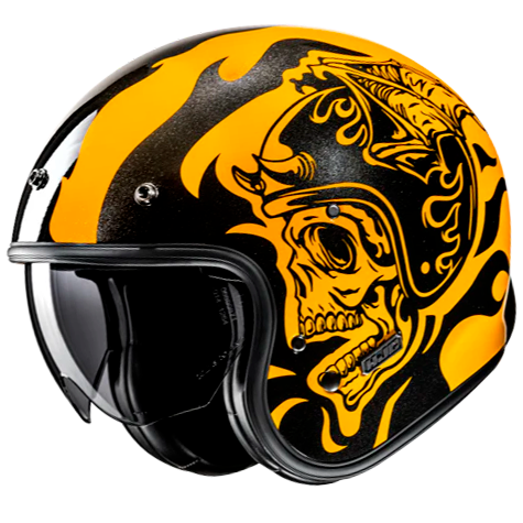 Hjc casco Jet V31 FLAME MC3