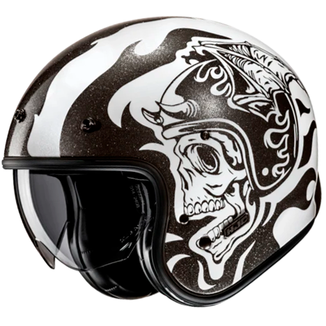 Hjc casco Jet V31 FLAME MC5