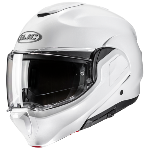 HJC F100 PEARL WHITE casco modulare convertibile