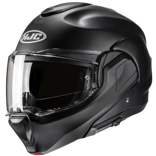 HJC F100 SEMI FLAT BLACK casco modulare convertibile