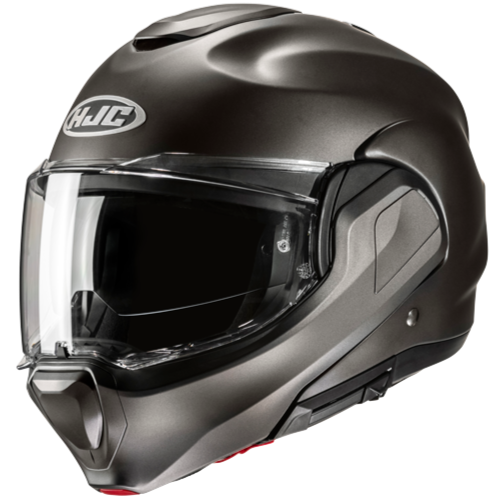 HJC F100 SEMI FLAT TITANIUM casco modulare convertibile