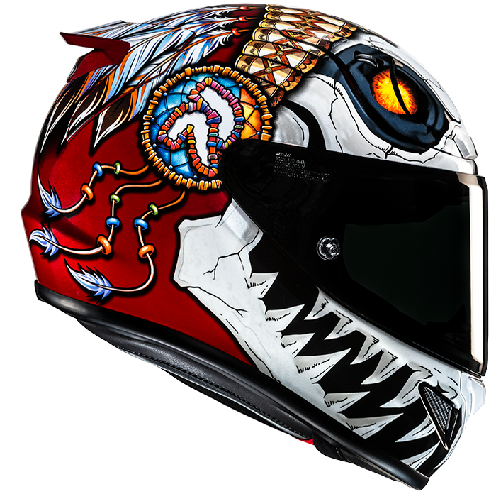 HJC RPHA 12 KEPINA MC1 casco moto integrale + 3 visiere in omaggio - immagine 5