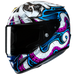 HJC RPHA 12 KRAKEN MC28 casco moto integrale + 3 visiere in omaggio - immagine 1