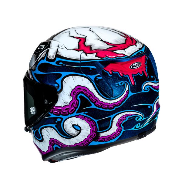 HJC RPHA 12 KRAKEN MC28 casco moto integrale + 3 visiere in omaggio - immagine 3