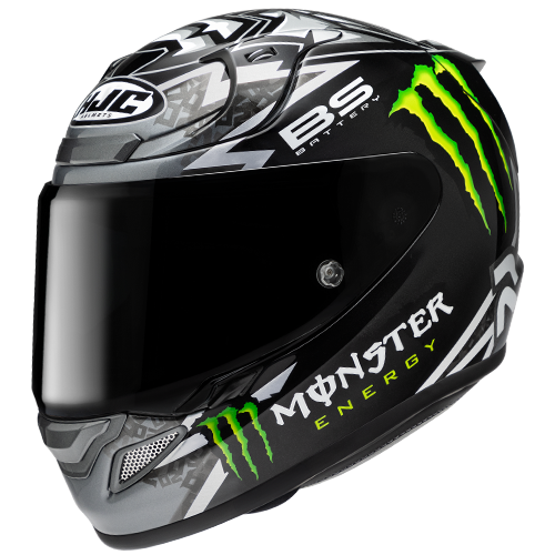 HJC RPHA 12 QUARTARARO REPLICA BLACK MC5 casco moto integrale + 3 visiere in omaggio - immagine 1