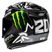 HJC RPHA 12 QUARTARARO REPLICA BLACK MC5 casco moto integrale + 3 visiere in omaggio - immagine 3