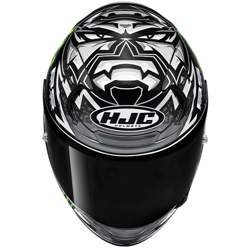 HJC RPHA 12 QUARTARARO REPLICA BLACK MC5 casco moto integrale + 3 visiere in omaggio - immagine 4