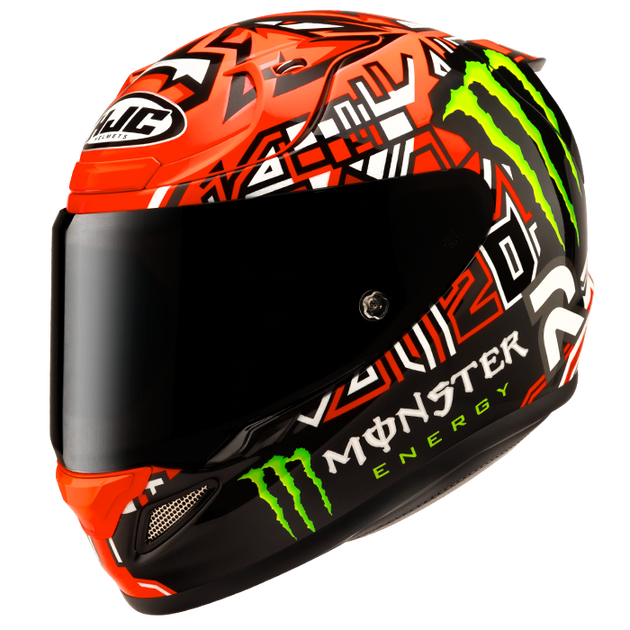 HJC RPHA 12 QUARTARARO REPLICA II MC1 casco moto integrale + 3 visiere in omaggio - immagine 1