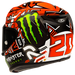 HJC RPHA 12 QUARTARARO REPLICA II MC1 casco moto integrale + 3 visiere in omaggio - immagine 3