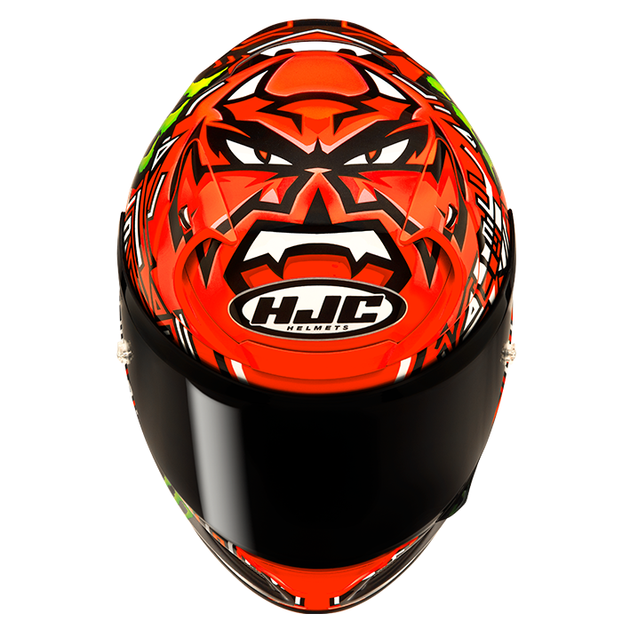 HJC RPHA 12 QUARTARARO REPLICA II MC1 casco moto integrale + 3 visiere in omaggio - immagine 4
