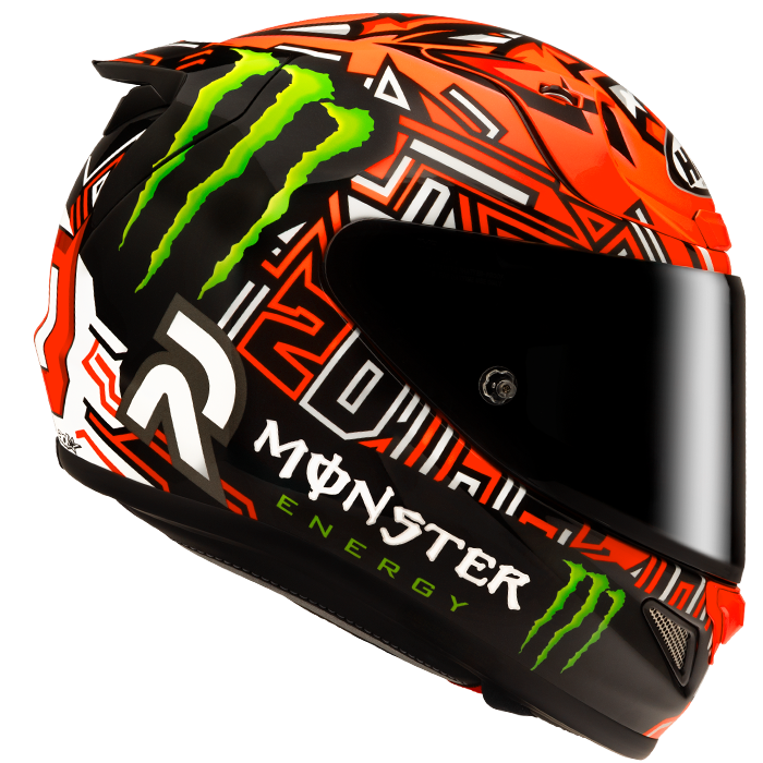 HJC RPHA 12 QUARTARARO REPLICA II MC1 casco moto integrale + 3 visiere in omaggio - immagine 5