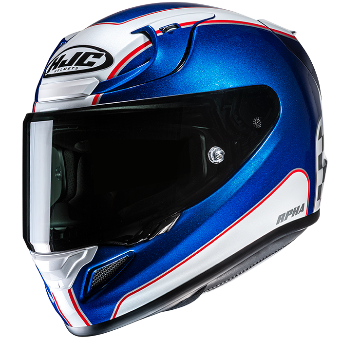 HJC RPHA 12 RESPON MC2 casco moto integrale + 3 visiere in omaggio - immagine 1