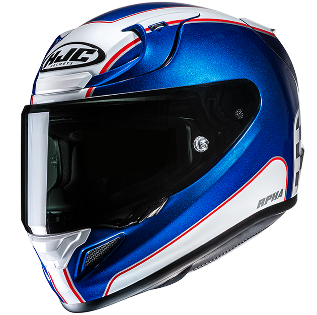 HJC RPHA 12 RESPON MC2 casco moto integrale + 3 visiere in omaggio - immagine 1