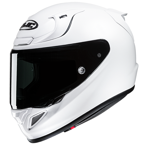 HJC RPHA 12 SOLID PEARL WHITE casco moto integrale + 3 visiere in omaggio - immagine 1