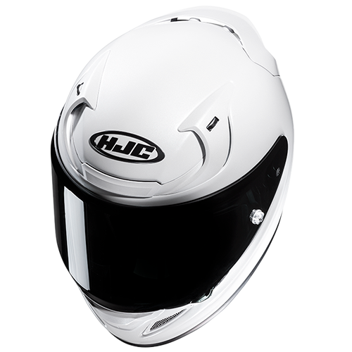 HJC RPHA 12 SOLID PEARL WHITE casco moto integrale + 3 visiere in omaggio - immagine 2