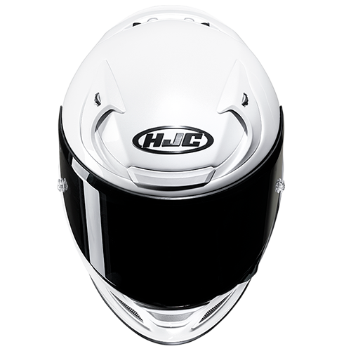 HJC RPHA 12 SOLID PEARL WHITE casco moto integrale + 3 visiere in omaggio - immagine 4
