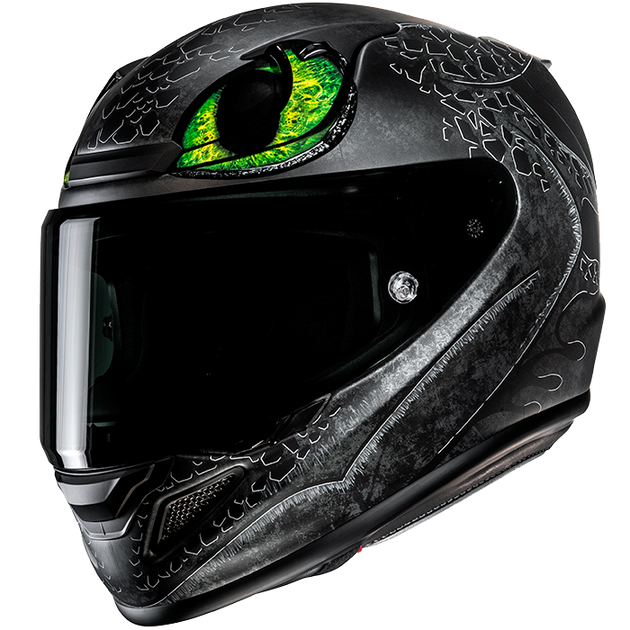 HJC RPHA 12 TOOTHLESS II UNIVERSAL MC4SF casco moto integrale + 3 visiere in omaggio - immagine 1
