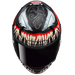 HJC RPHA 12 VENOM 3 MARVEL MC1SF casco moto integrale + 3 visiere in omaggio - immagine 4