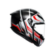 Agv casco integrale K6 S karve matt black white red immagine 3