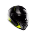 Agv casco modulare Tourmodular perception matt black yellow fluo vista 3/4