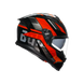Agv casco integrale K7 taurax black red vista 3/4