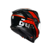 Agv casco integrale K7 taurax black red immagine 4