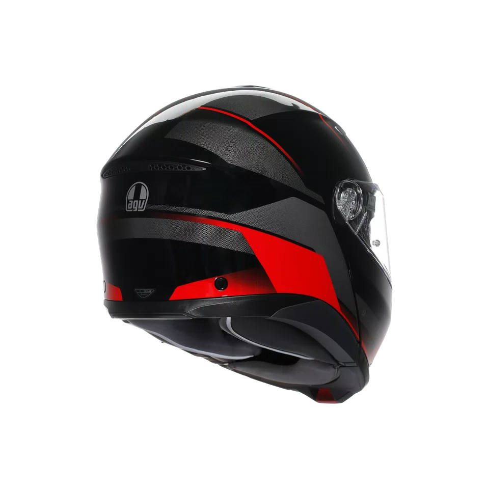 Agv casco modulare Tourmodular perception black red immagine 6