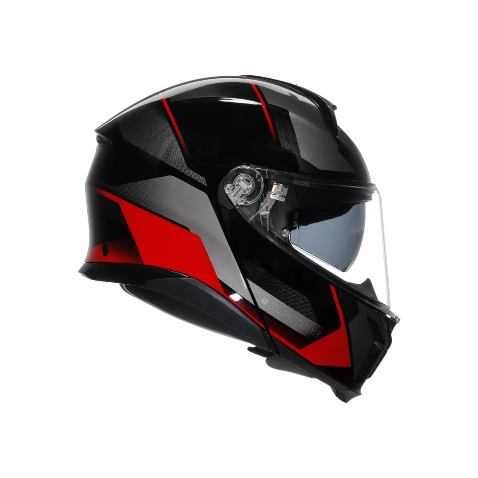 Agv casco modulare Tourmodular perception black red immagine 3