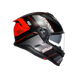 Agv casco integrale K7 kyber matt black red vista 3/4