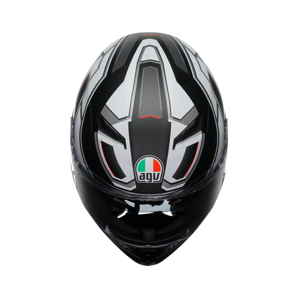 Agv casco integrale K3 rivia matt black white immagine 5