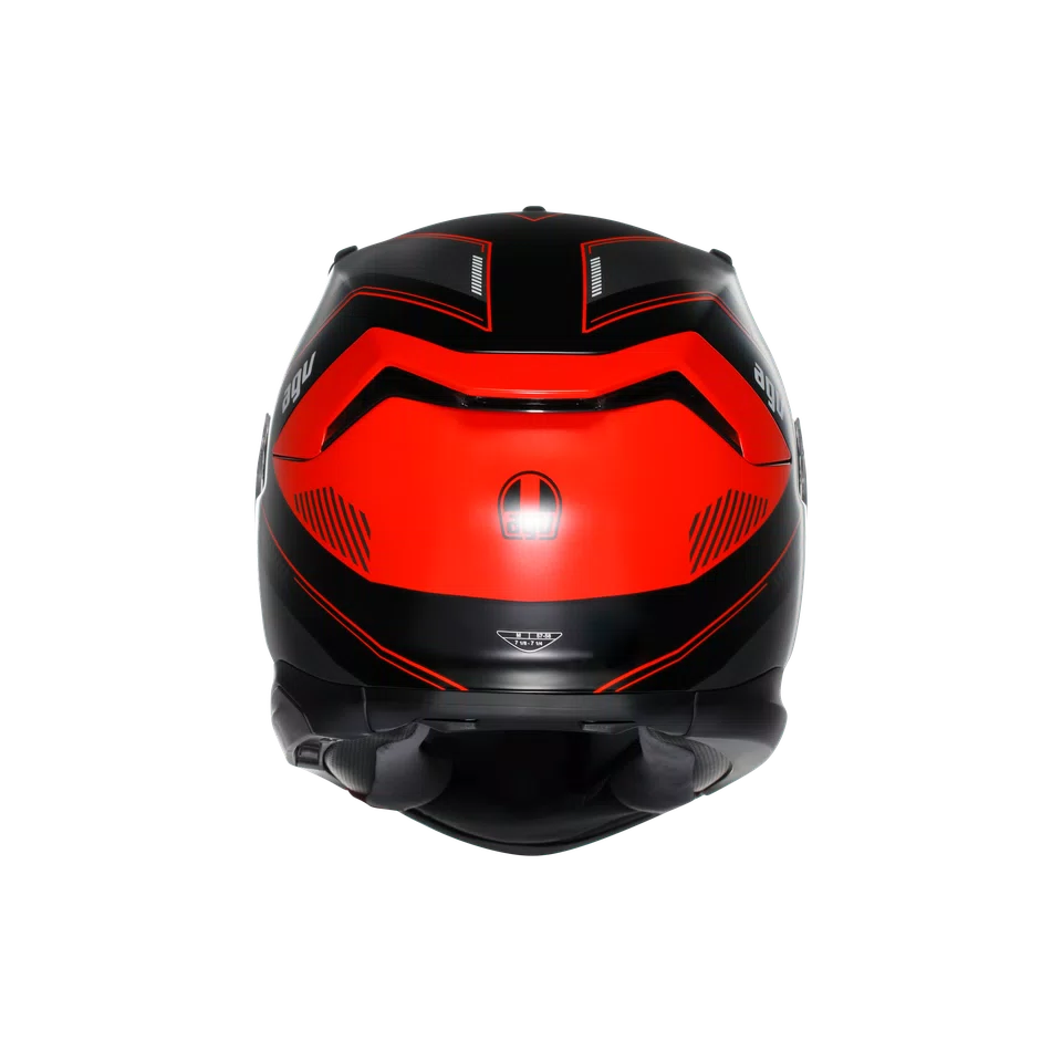 Agv casco integrale K7 kyber matt black red immagine 3