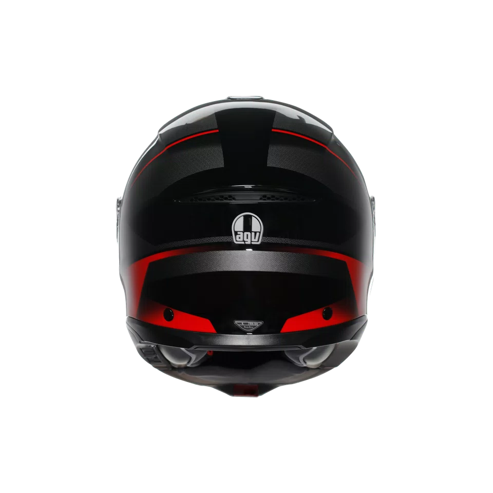Agv casco modulare Tourmodular perception black red immagine 5