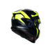 Agv casco integrale K7 glimpse matt black yellow fluo immagine 4