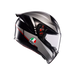 K1 S LAP MATT BLACK/GREY/RED - CASCO MOTO INTEGRALE E2206