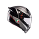 K1 S LAP MATT BLACK/GREY/RED - CASCO MOTO INTEGRALE E2206