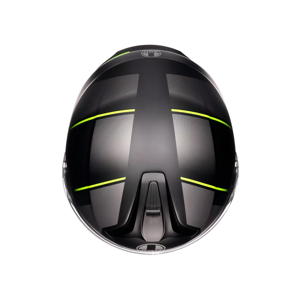 Agv casco modulare Tourmodular perception matt black yellow fluo immagine 7