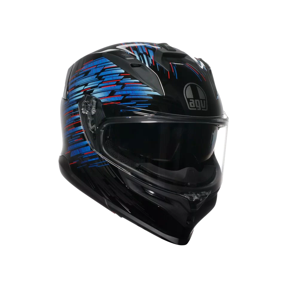 Agv casco integrale K7 genisys matt black blue grey immagine 6